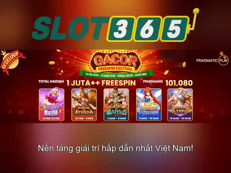 Slot365: Trải nghiệm xèng trực tuyến hàng đầu